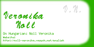 veronika noll business card